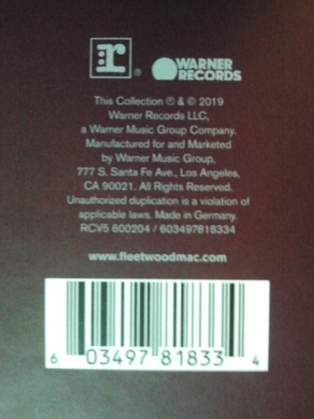 Fleetwood Mac / 1975 To 1987 (Limited Edition)(Coloured Vinyl)(6LP)