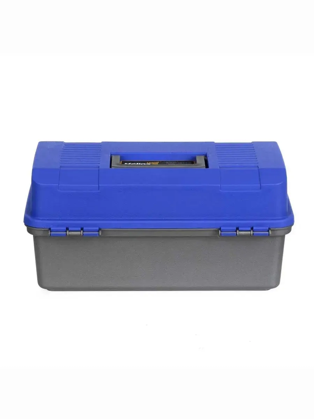 Ящик рыболовный для хранения снастей двухполочный синий