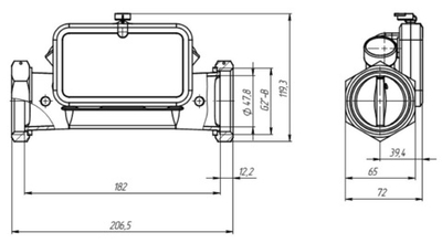 Счетчик газа РАДАН Принц-М G25
