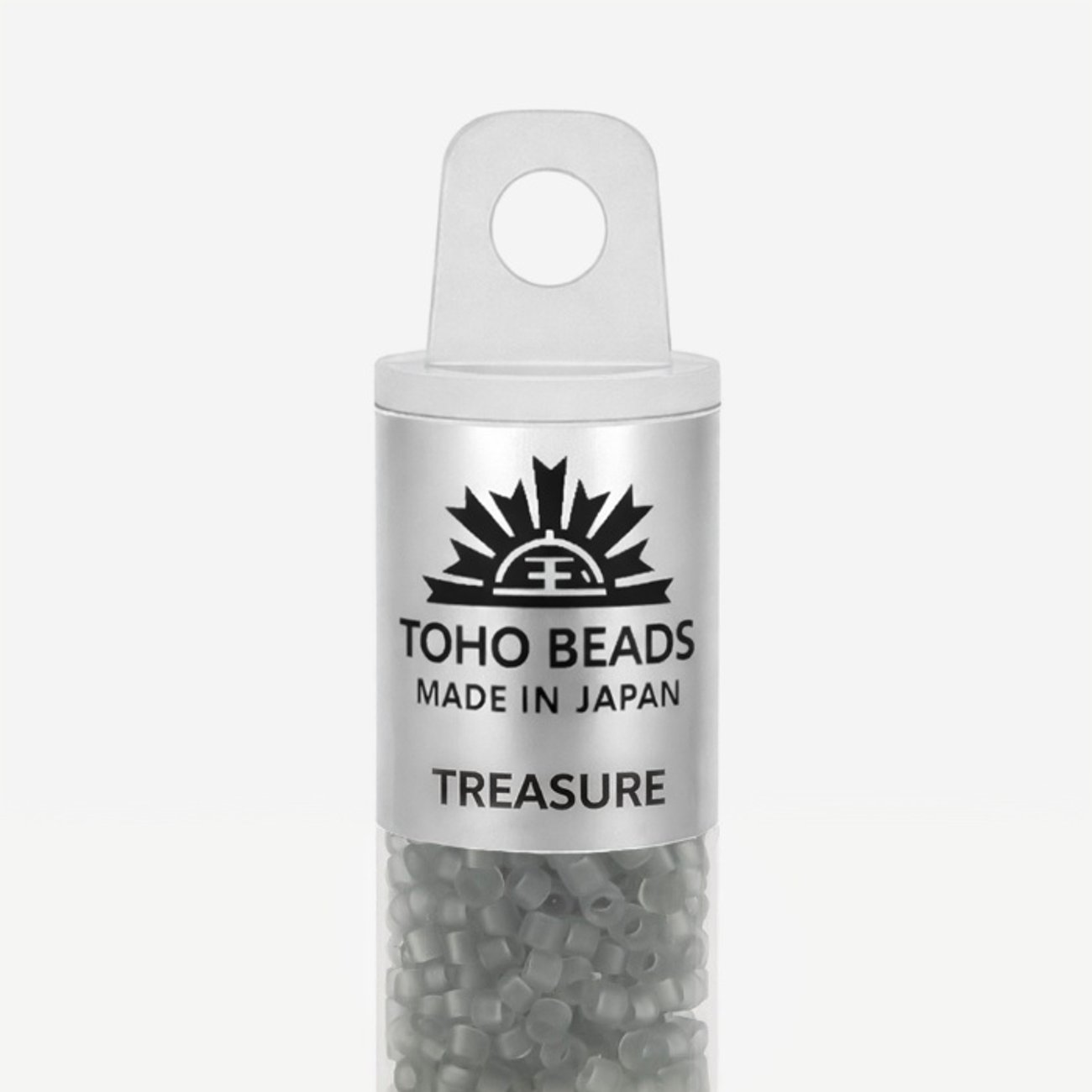 Японский бисер TOHO Treasure (№9F), прозрачный матовый