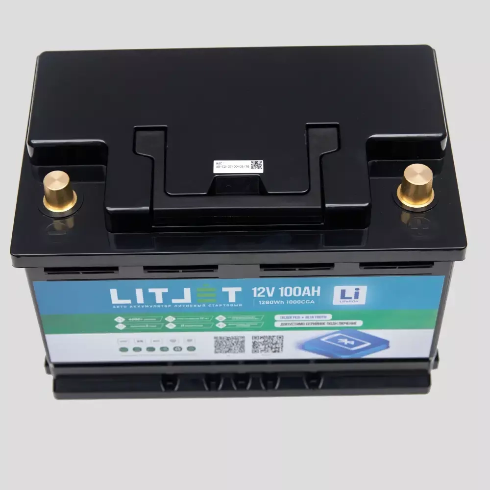 LITJET аккумулятор литиевый универсальный стартово-тяговый 12V 100Ah 1280Wh 1000CCA