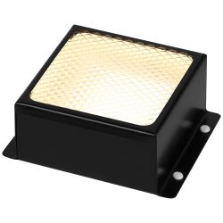 Светильник светодиодный ЭРА DVO21-06-P-4K80-5-B 6Вт 4000K 520Лм Домино черный грильято 100х100 Призма