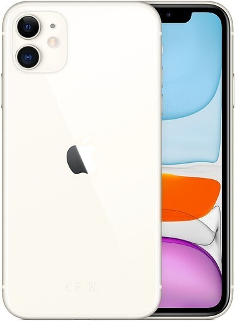 Смартфон Apple iPhone 11 128GB White новая комплектация (MHDJ3RU/A)