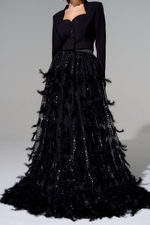 Юбка Goddess с вышивкой ручной работы