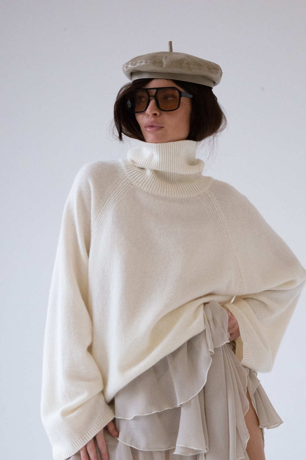 Свитер из 100% овечьей шерсти