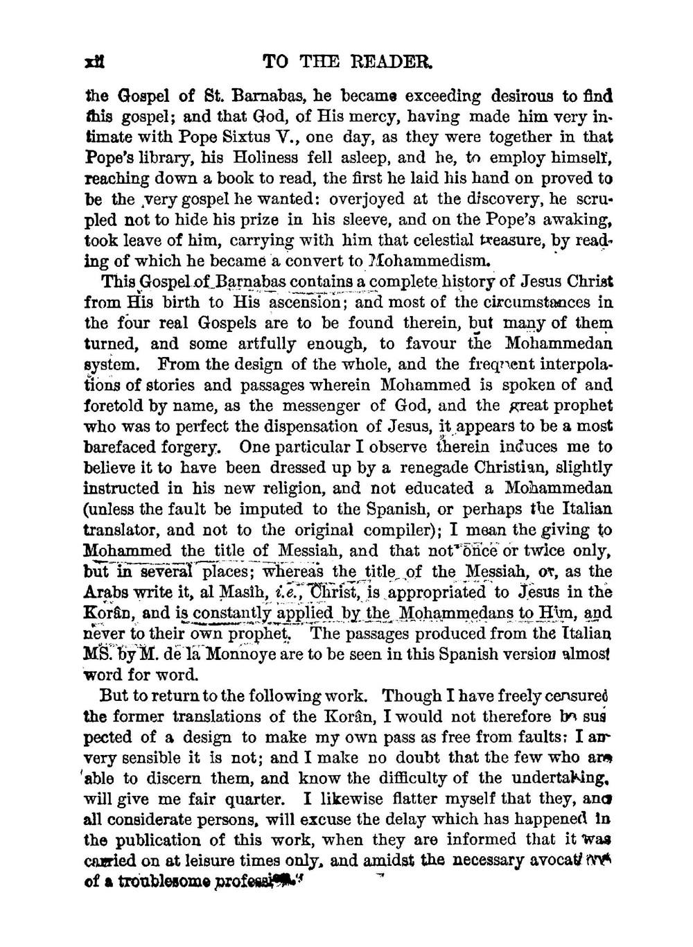 The Koran, commonly called the Alkoran of Mohammed | George Sale