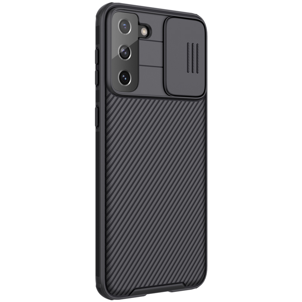 Чехол от Nillkin с защитной шторкой для камеры на Samsung Galaxy S21+ Плюс, серии CamShield Pro Case