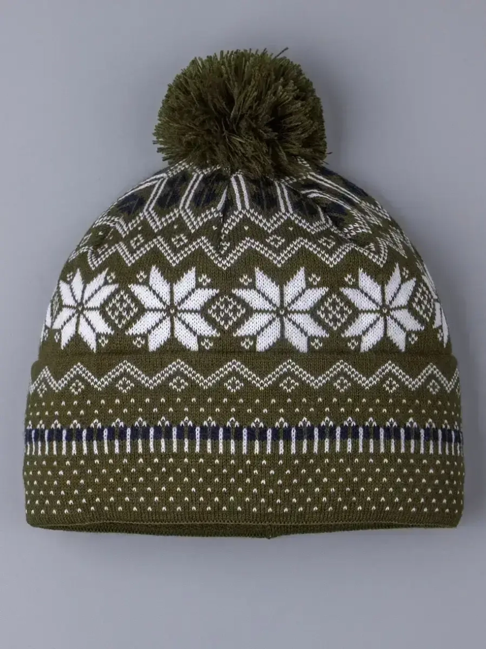 Шапка зимняя мужская вязаная