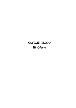 Captain Blood. His Odyssey | Rafael Sabatini