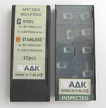 Пластина APKT1003MG CP3050   ADK