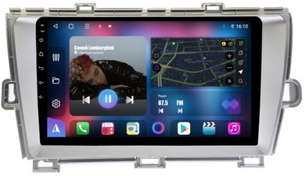 Магнитола для Toyota Prius 30 2009-2015 (правый руль) - FarCar BM9539F1M на Android 13, QLED, TS10, 4Гб+32Гб, CarPlay, 4G SIM-слот