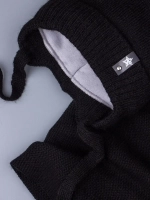 Шапка детская зимняя вязаная и снуд