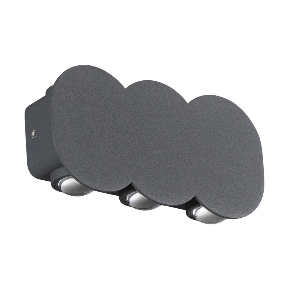 Уличный настенный светодиодный светильник 358560 STREET NT21 285 темно-серый IP54 LED 4000K 6W 85-265V CALLE