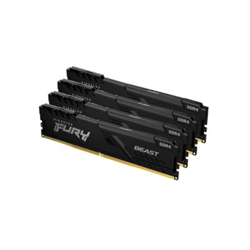 Оперативная память Kingston Fury Beast Black KF432C16BBK4/128