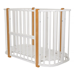 PITUSO Кровать детская + маятник 5/1 Asti Белый-Бук