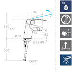 Смеситель для биде NEW FLY 570301