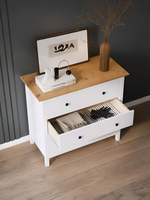 IKEA Комод КЫМОР 3 ящика, HEMNES 108*95*50, коричневый, Кымор (Хемнэс Икеа)