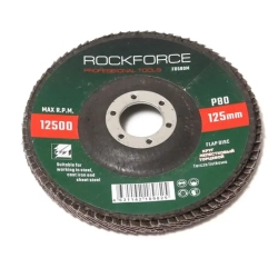 Диск лепестковый торцевой 115х22мм P80 ROCKFORCE RF-FD480M