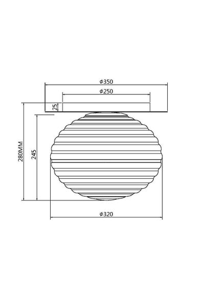 Потолочный светильник Maytoni MOD268CL-01B