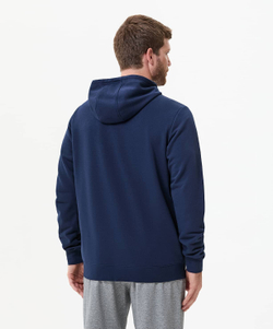 Худи на молнии ESSENTIAL Cotton Zip Hoodie, темно-синий