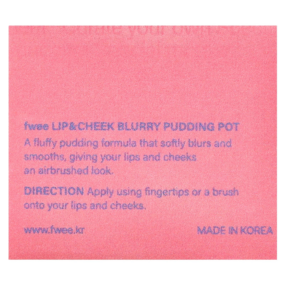fwee, Lip & Cheek Blurry Pudding Pot, CR02 Boy, 5 г (0,17 унции)