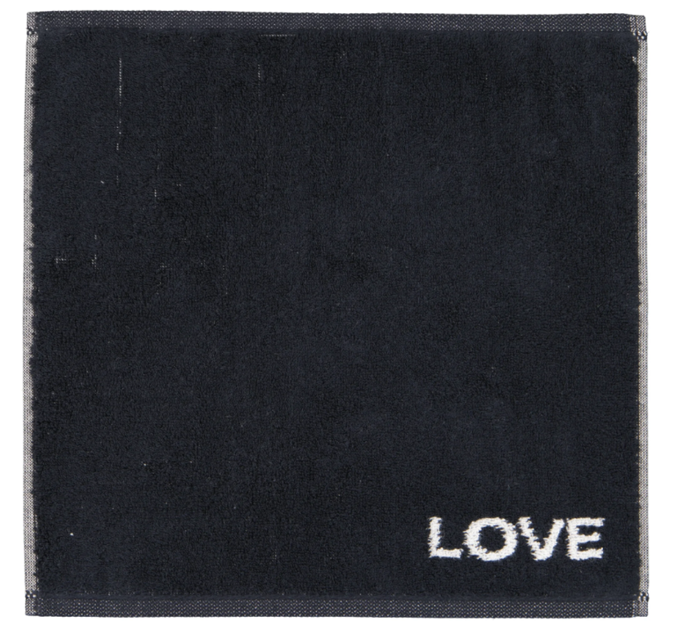 Комплект полотенец 3шт 30x30 Cawo 9909 черный