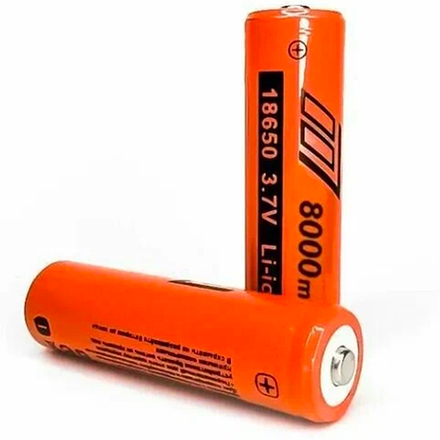 Батарейка Литиевая 8000 mAh 3.7 V  PT-18650. Набор 2 штук