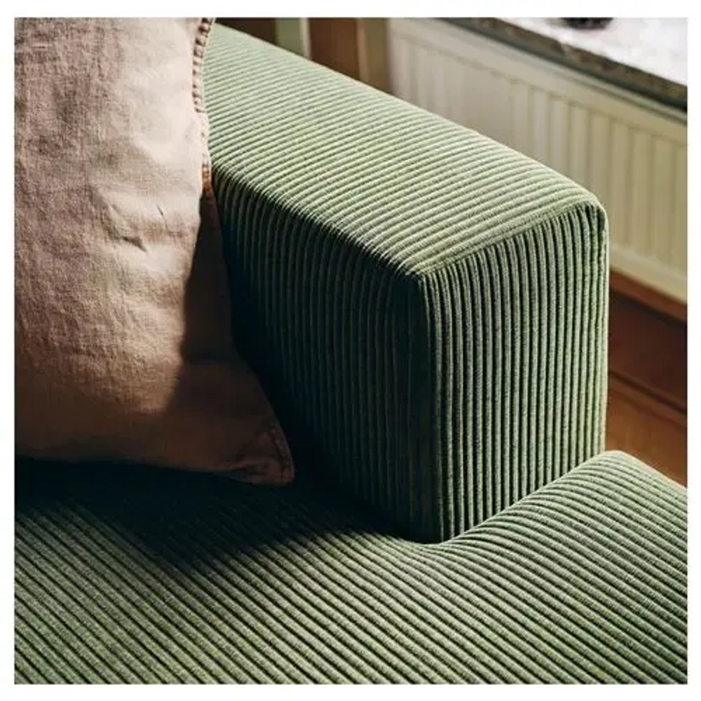 Диван 2-местный - IKEA JÄTTEBO/JATTEBO, 87x160x190см, темно-зеленый, ЙЕТТЕБО ИКЕА