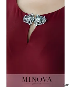 Платье 3132-В-бордо Minova