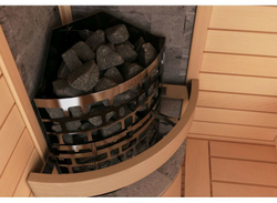 SAWO Деревянное ограждение для печи угловой установки ARIES ARI3, кедр, артикул ARI-GUARD-W3-CNR-D