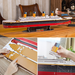 Revell - 3D пазл РМС Титаник 113 элементов. 00170 / артикул   00170  / GTIN 4009803001708