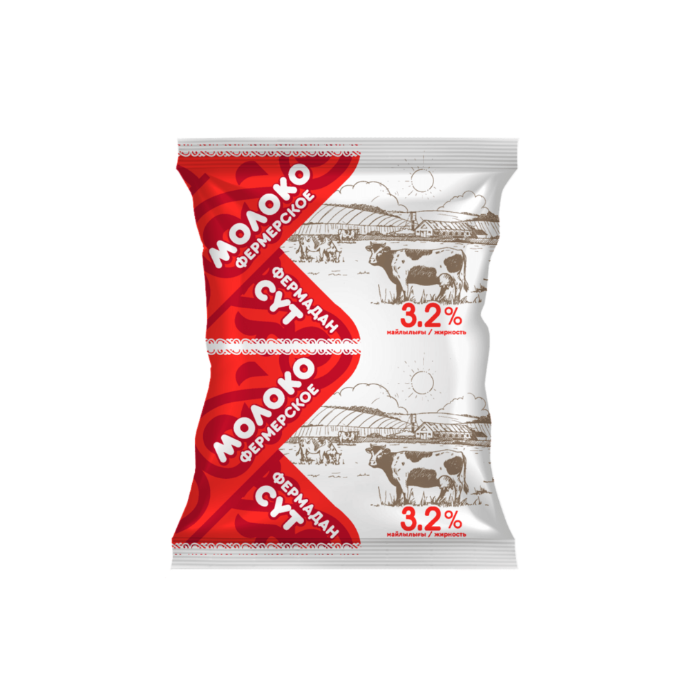 Молоко Фермерское 3,2% 0,8 л