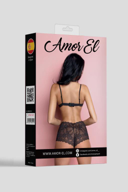 Amor EL - Комплект эротического белья Tina L/XL