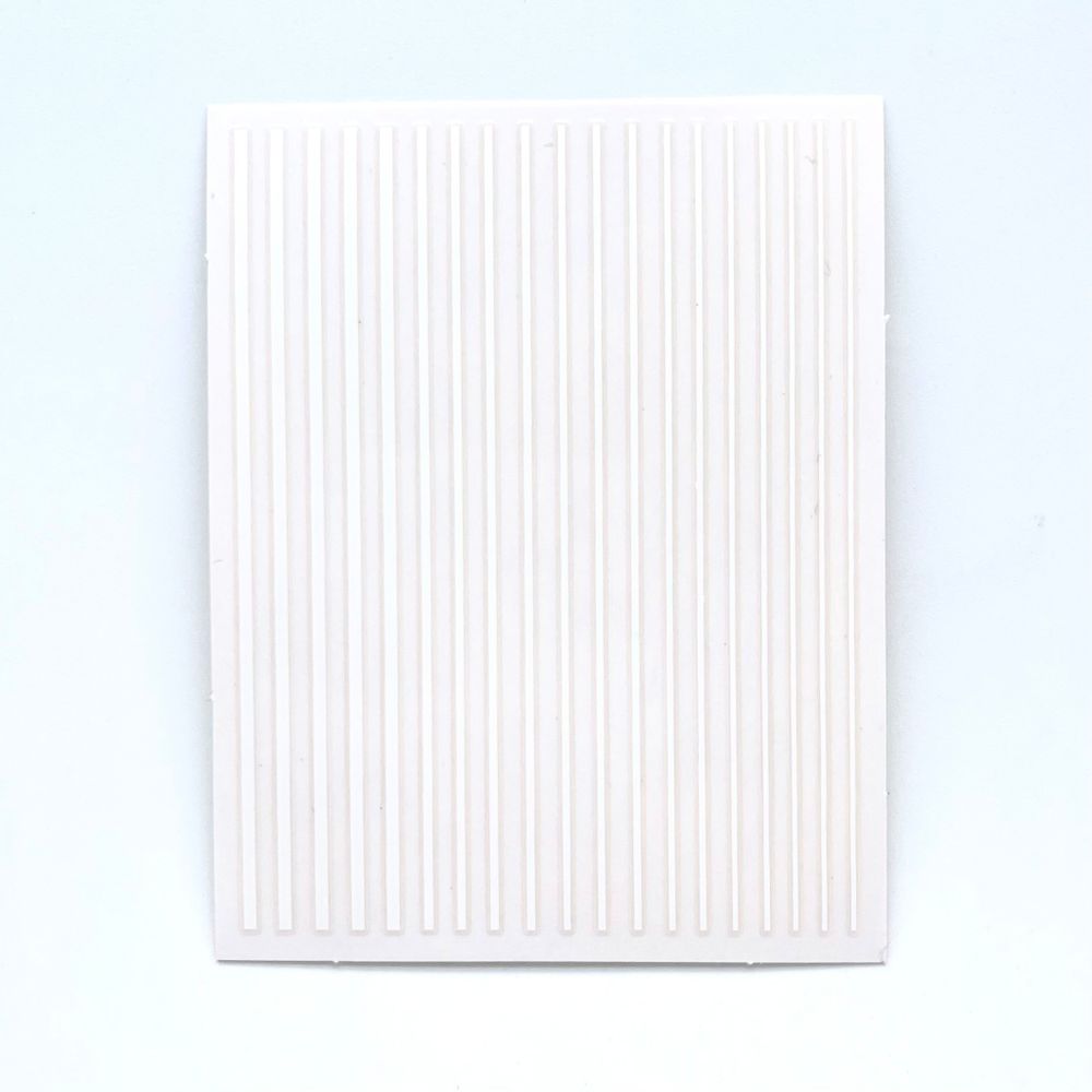 1409 Наклейки полосочки белые