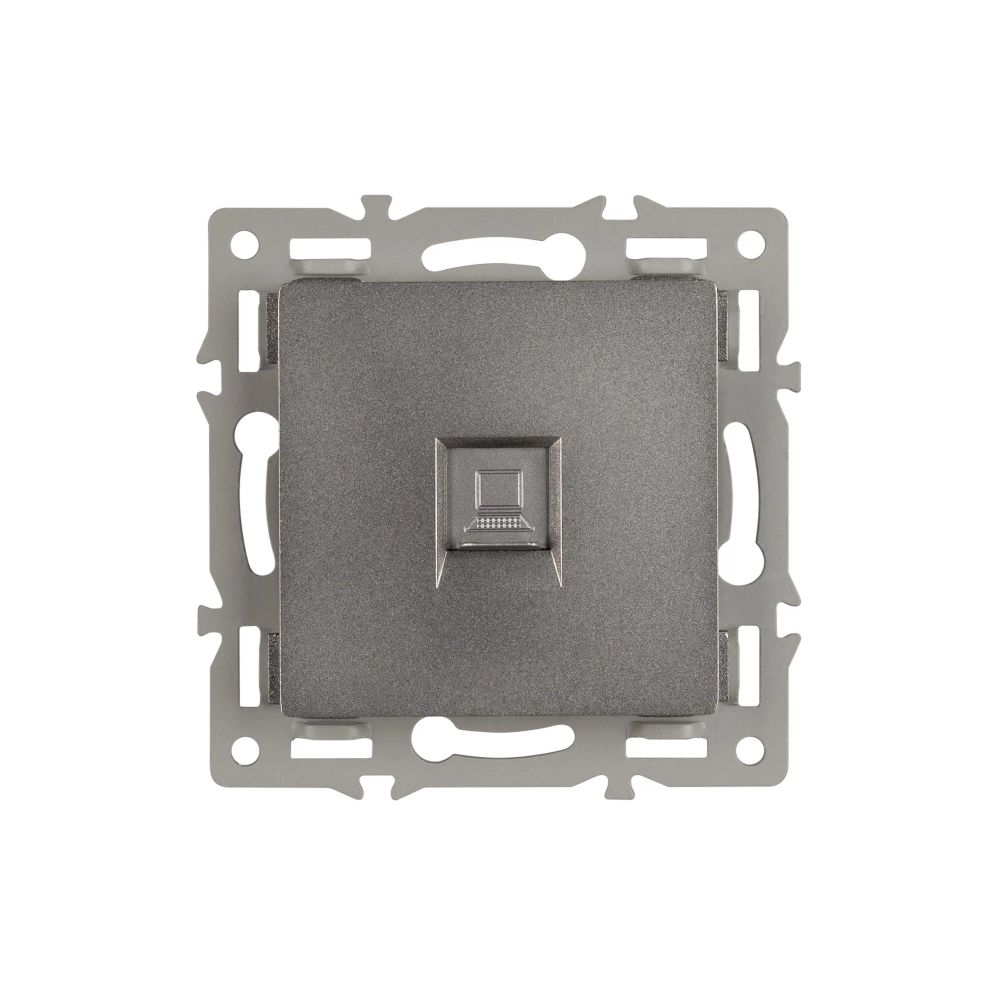 Механизм компьютерной розетки SCT-MPC1-PL-GR (RJ-45, CAT6) (Arlight, -) 045335