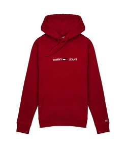 Худи Tommy Jeans Fleece Logo Wine Red