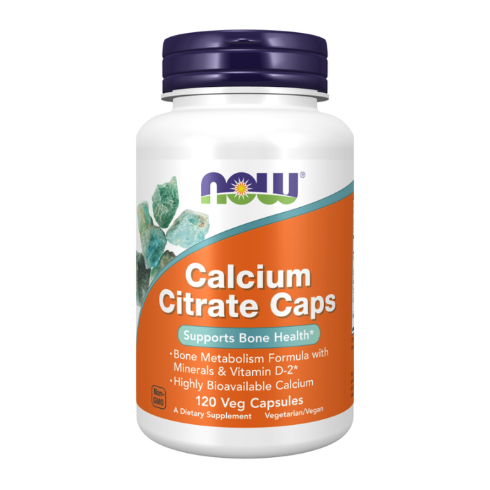 Цитрат кальция, Calcium Citrate, Now Foods, 120 капсул