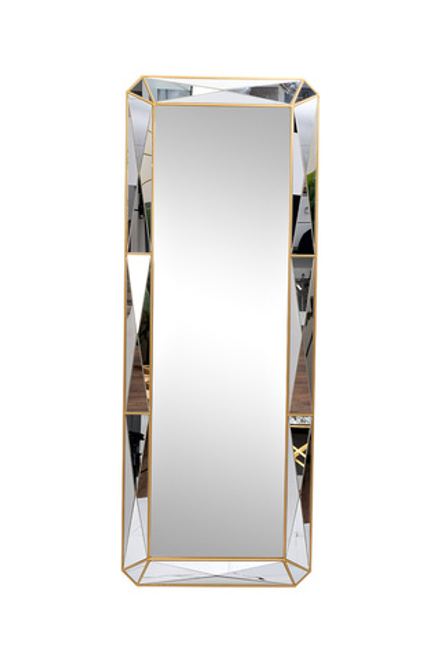 Зеркало с фактурной зеркальной отделкой