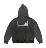 Худи CU8E С Начесом Garment-Dyed Concept Logo Warm Серый