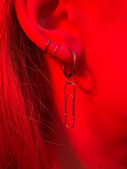 СКРЕПКА earring