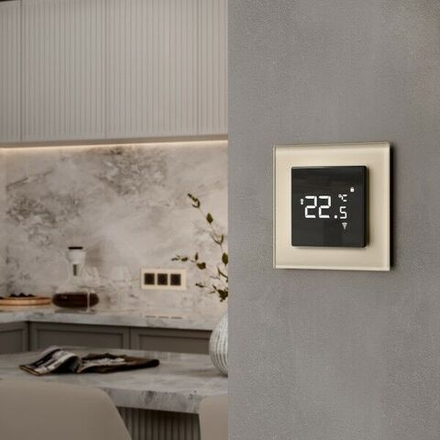 Рамка на 1 пост Favorit (молочный, стекло)