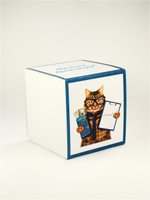 Кружка подарок сувенир "Лучшему бухгалтеру", с котом 3606059