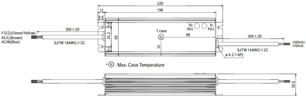 Драйвер светодиодный  Mean Well HLG-120H-24A