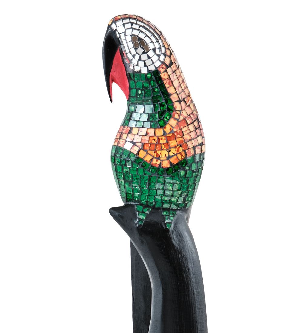 Decor and Gift 23-003-04 Статуэтка «Попугай» дерево+стекл.мозаика 60 см