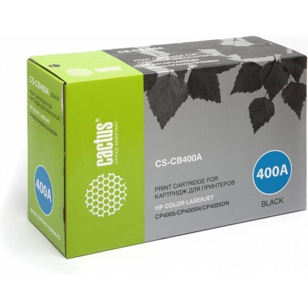 Картридж лазерный Cactus CS-CB400AR CB400A чер. для HP CLJ CP4005