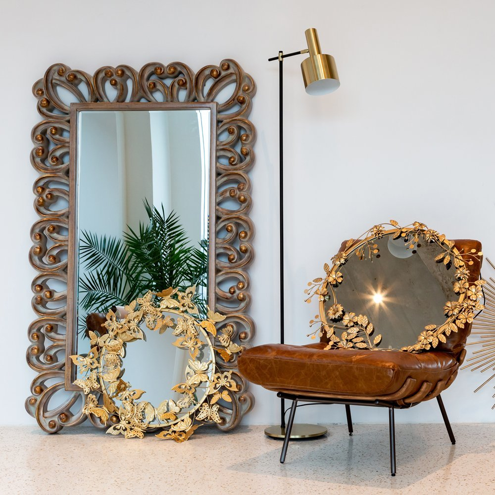 Настенное зеркало Гарленд Голд Объект мечты