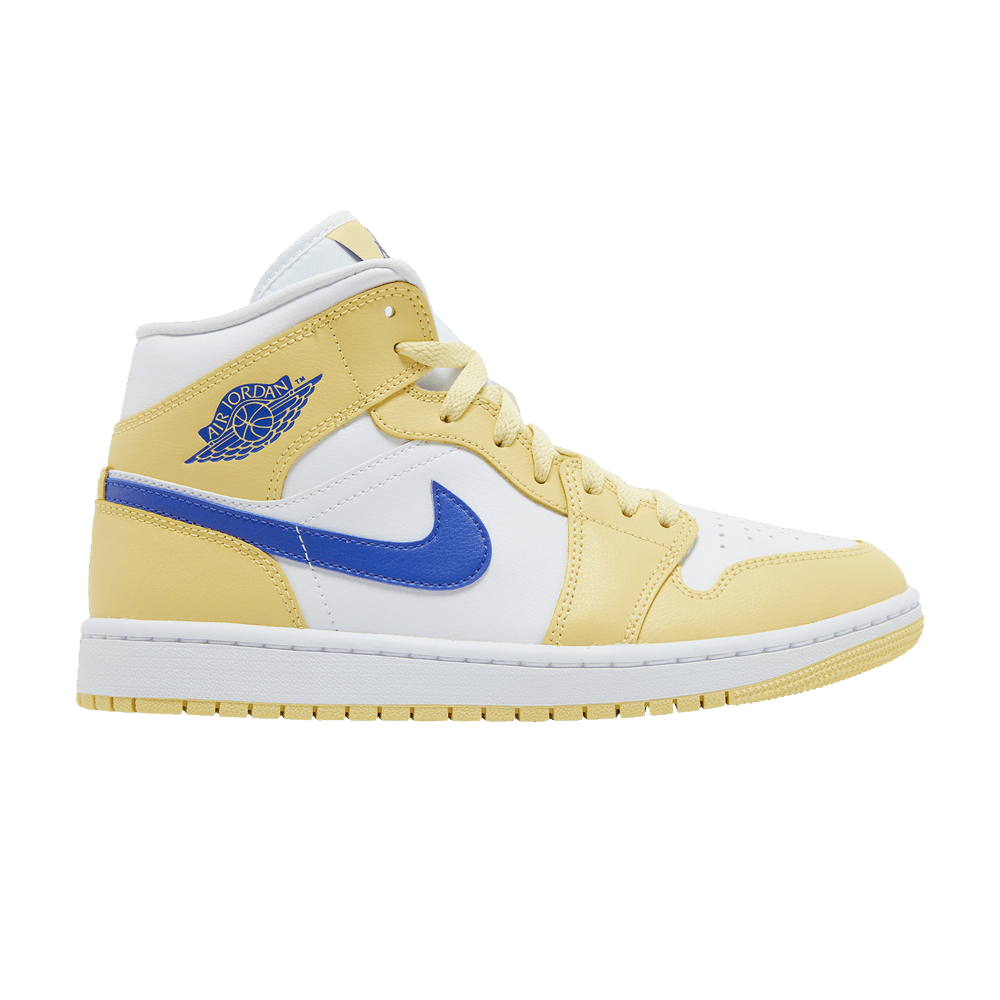 Кроссовки Jordan Air Jordan 1 Mid "Lemon Wash" (Женская размерная сетка)