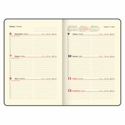 Еженедельник датированный BRAUBERG "Imperial" А5 черный (115965) 2