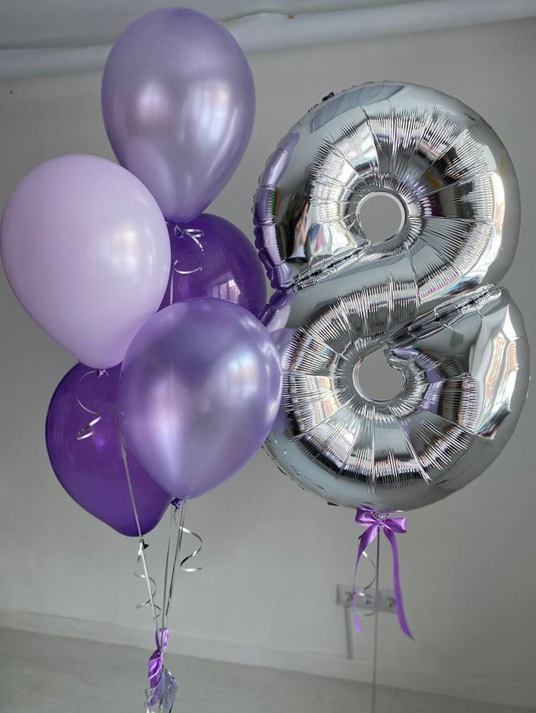 Воздушные шары на 8 лет №2488