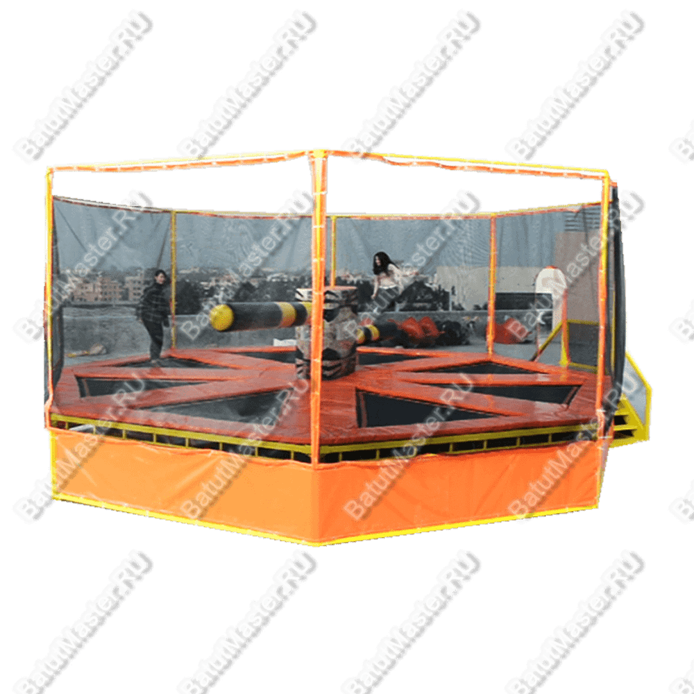 Аттракцион "Увернись от палки" (Melt Down), с защитной сеткой 7*7*3 м